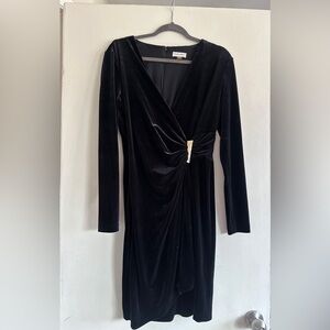Calvin Klein Black Long Sleeve Dress
